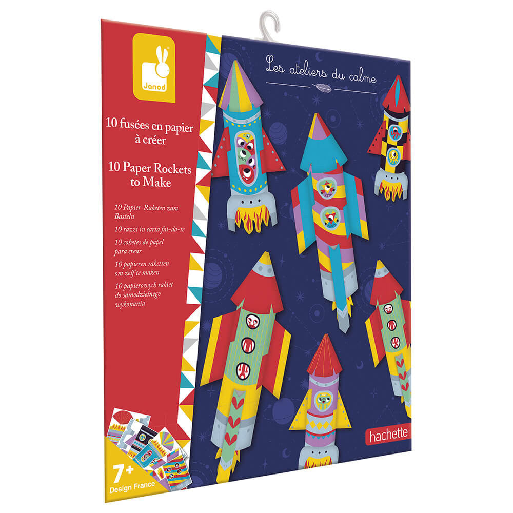 Janod - 10 Paper Rockets To Make – Maling Road Toyshop