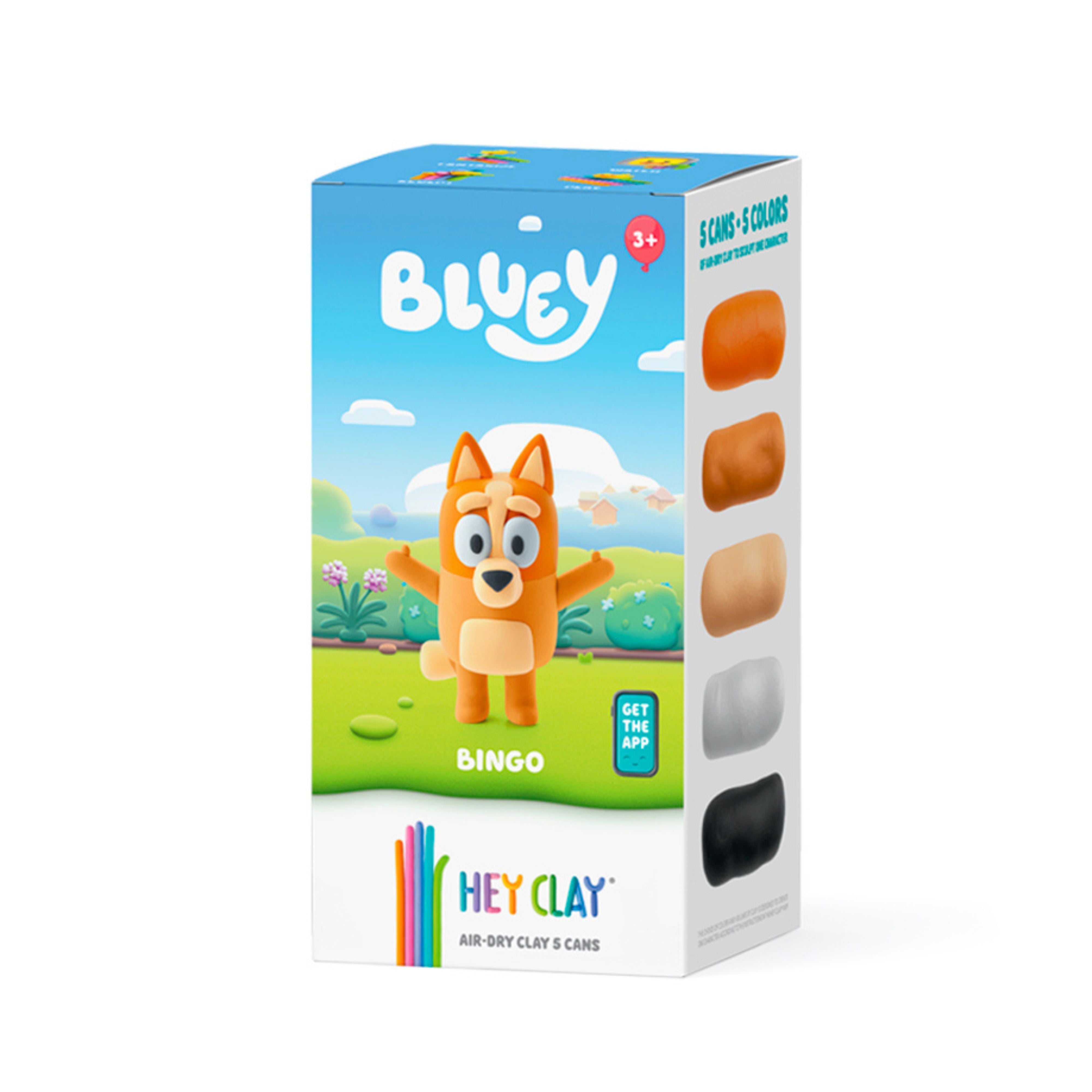 Hey Clay Bluey and Bingo Single Characters