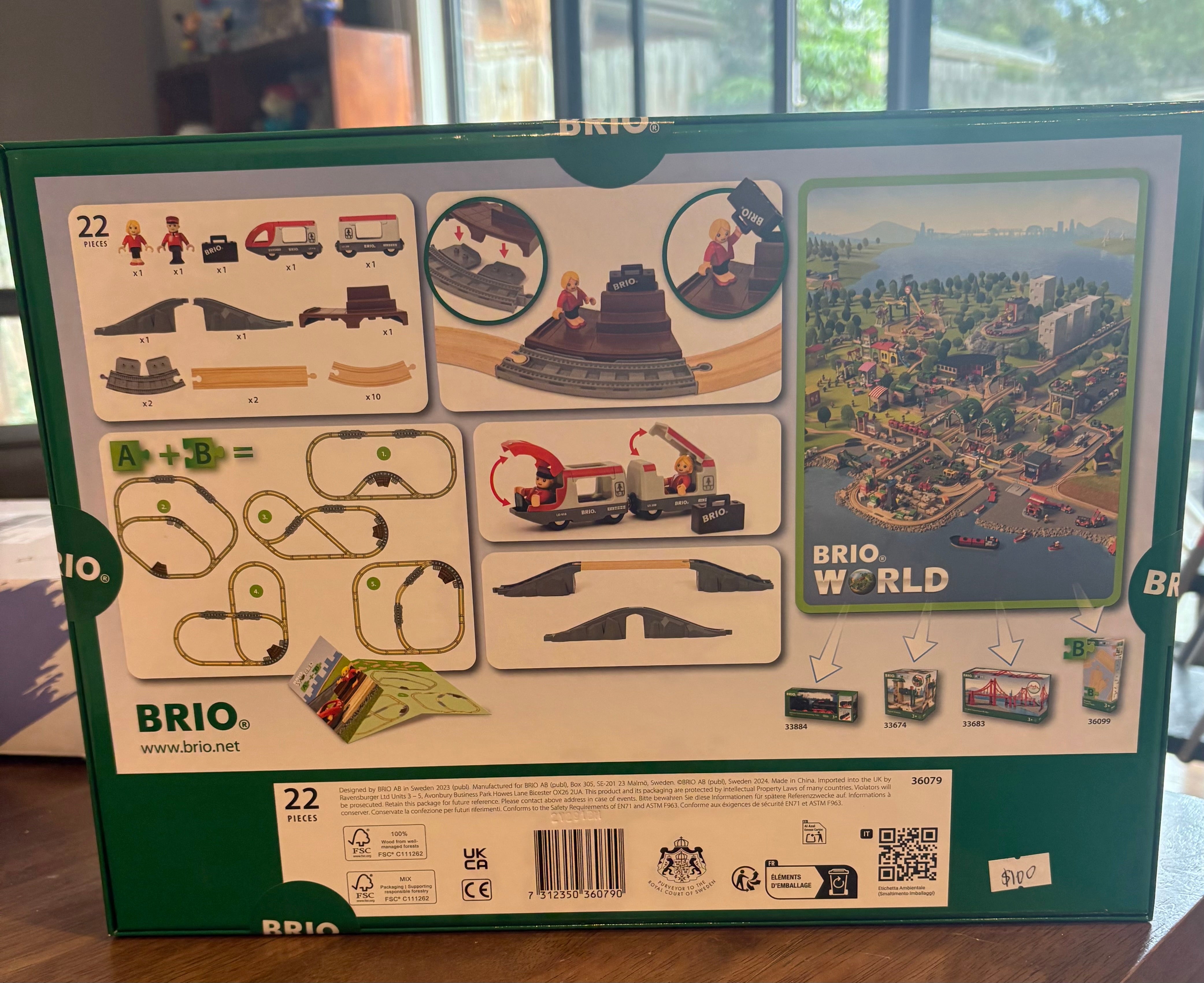 Brio- Stsrter Travel Train Set