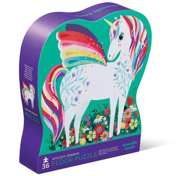 Crocodile Creek - Unicorn Dreams Floor Puzzle 36pce