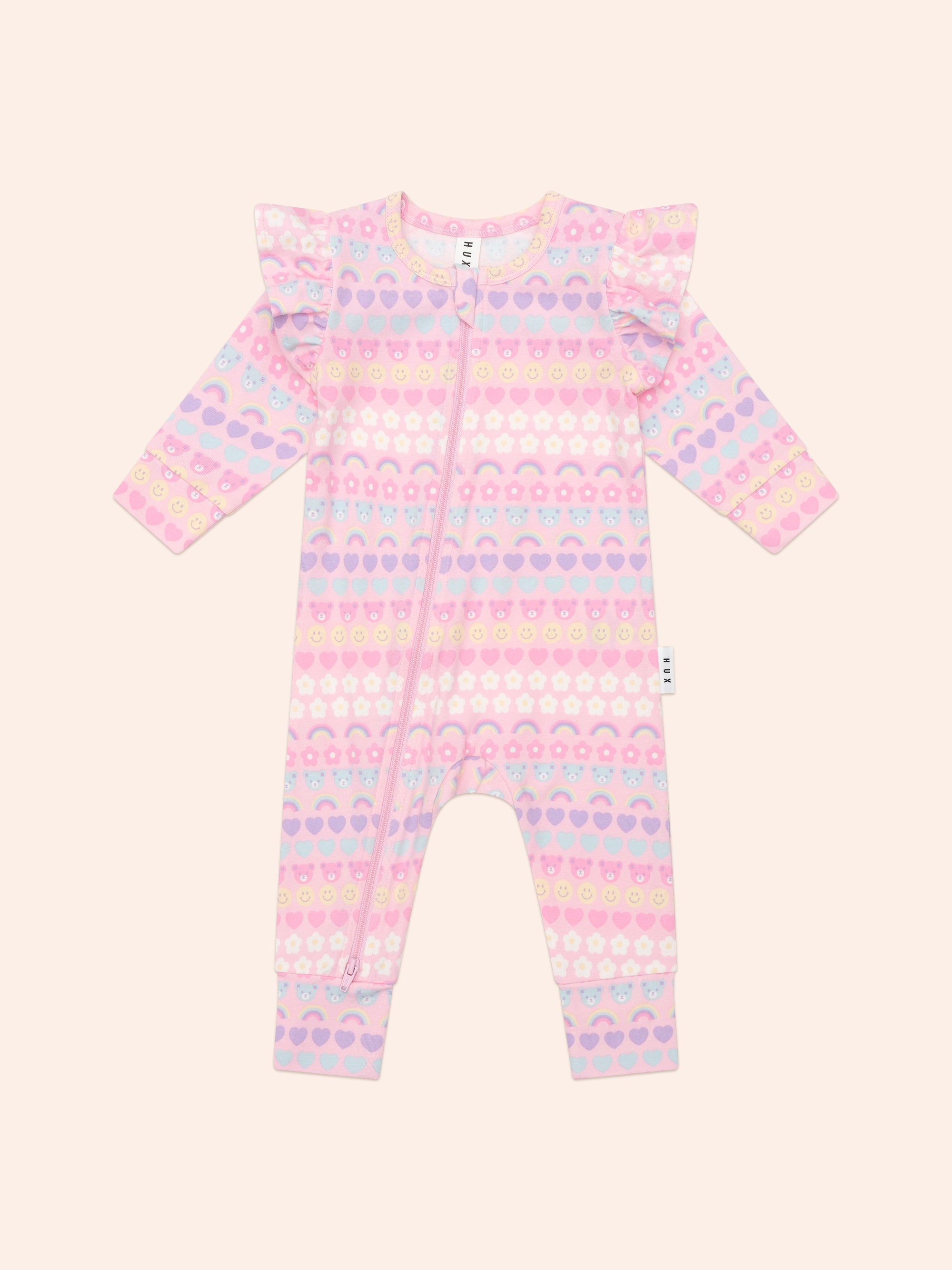 Huxbaby - Rainbow Frill Romper