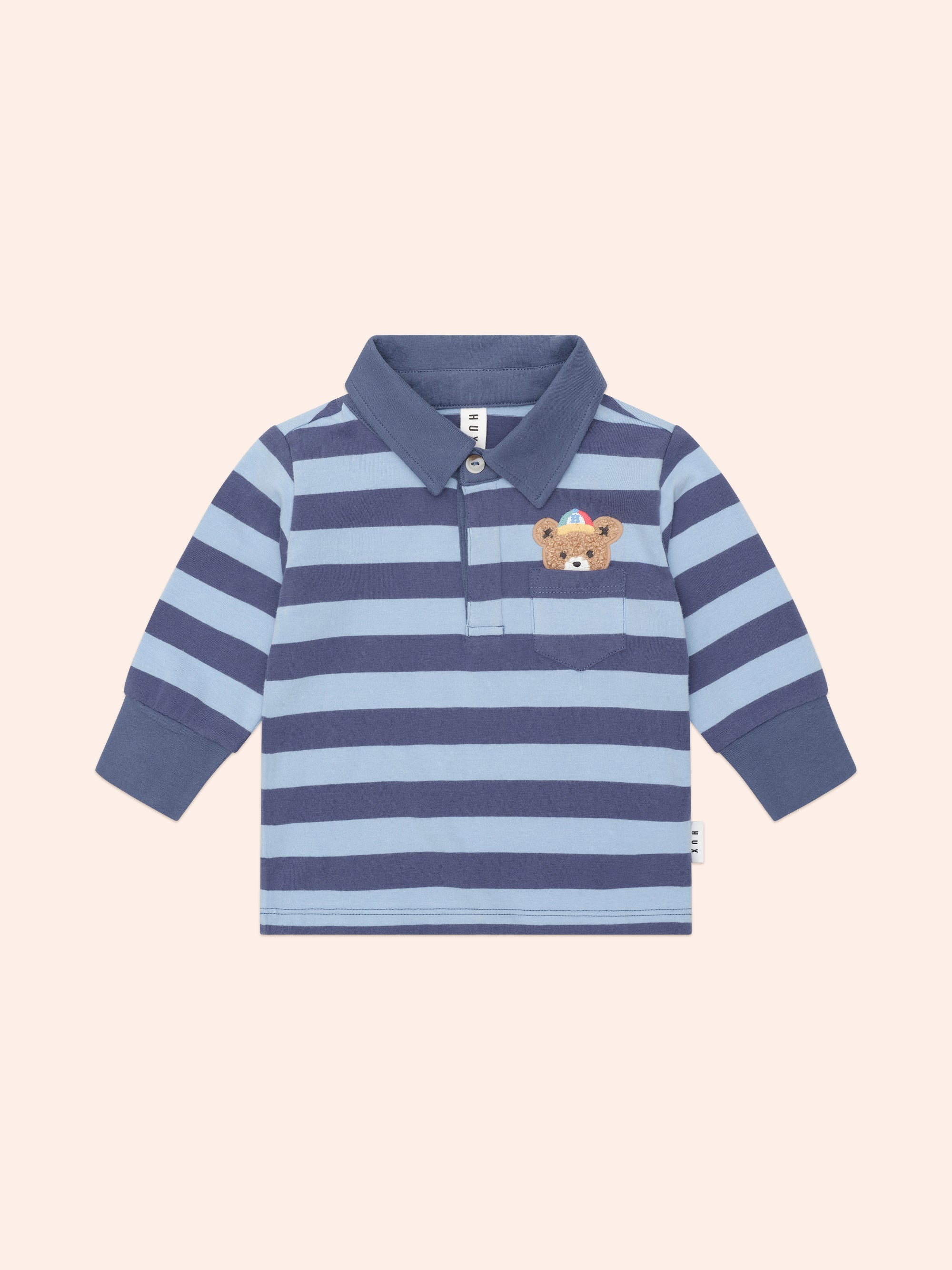 Huxbaby - Peeping Hux Blue Stripe