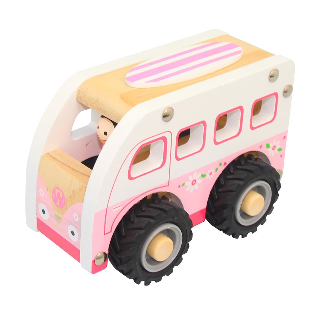 Toyslink - Wooden Pink Kombi