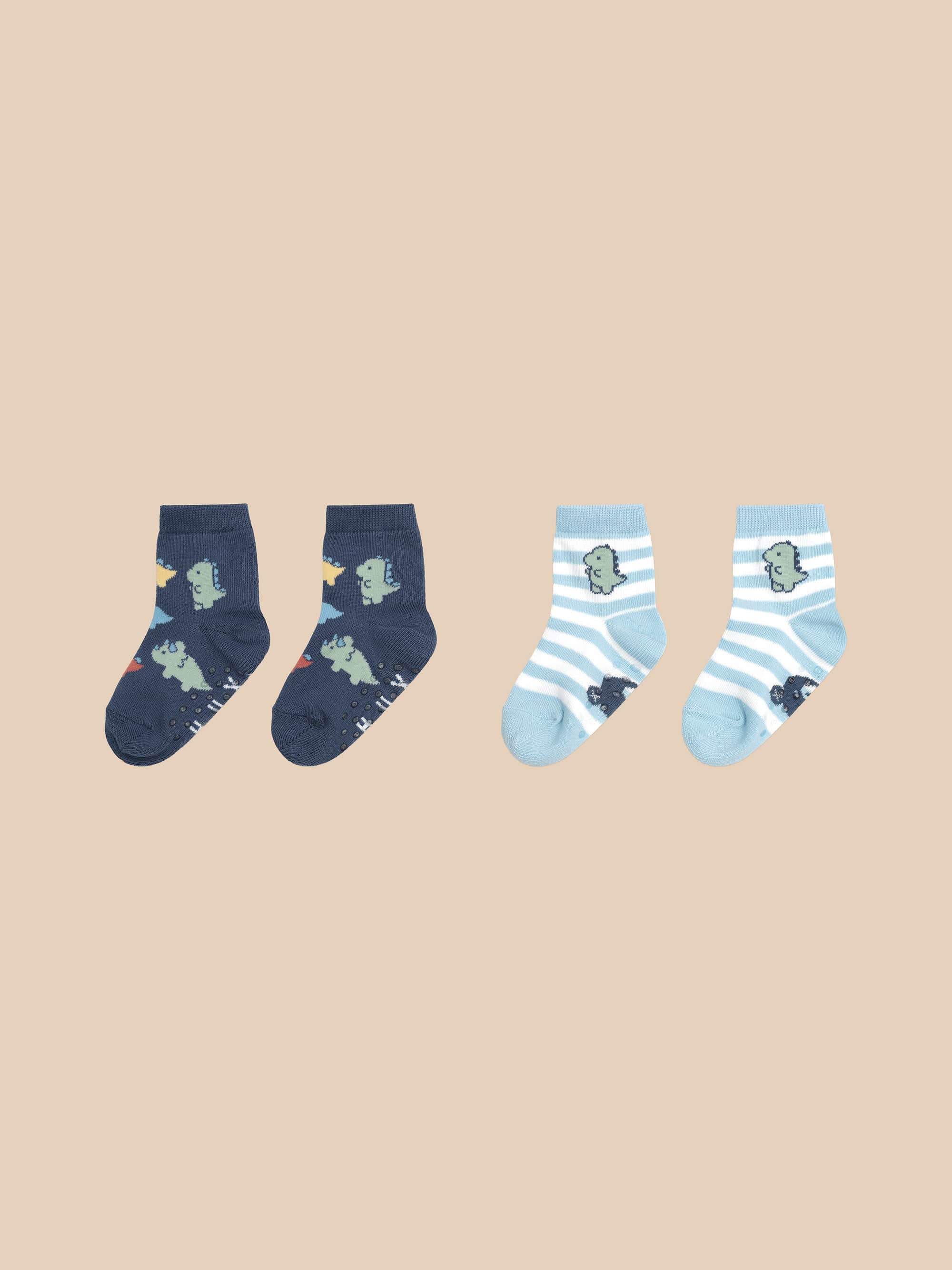 Huxbaby - Dino Play 2pk Socks