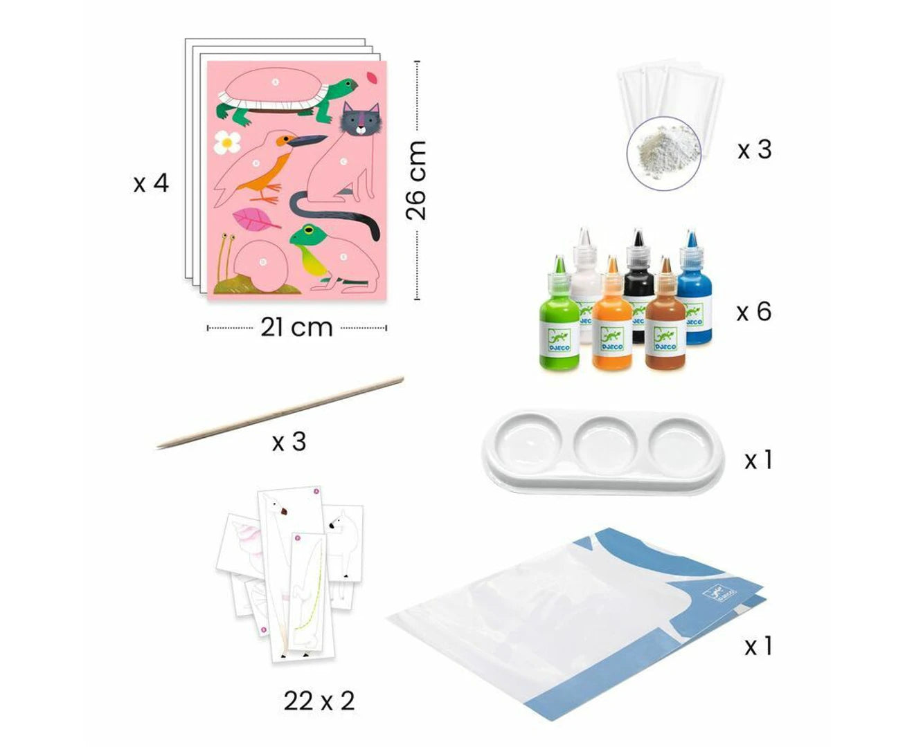 Djeco - Colourful Marbling Workshop