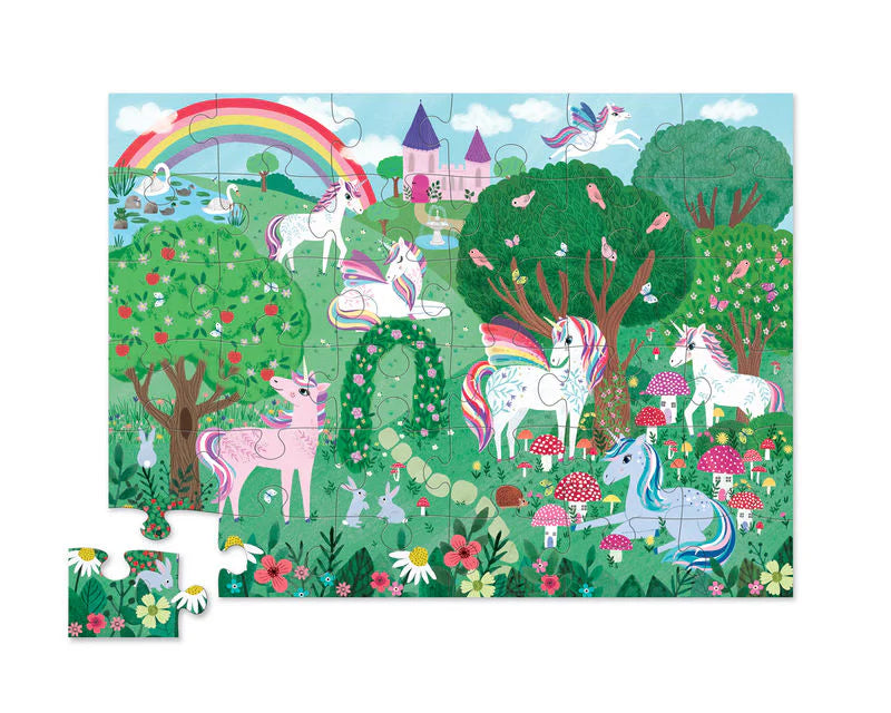 Crocodile Creek - Unicorn Dreams Floor Puzzle 36pce