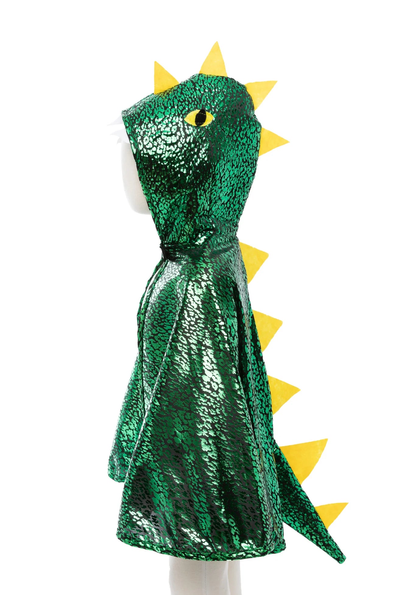 Great Pretenders- Toddler Dragon Cape Green Metallic