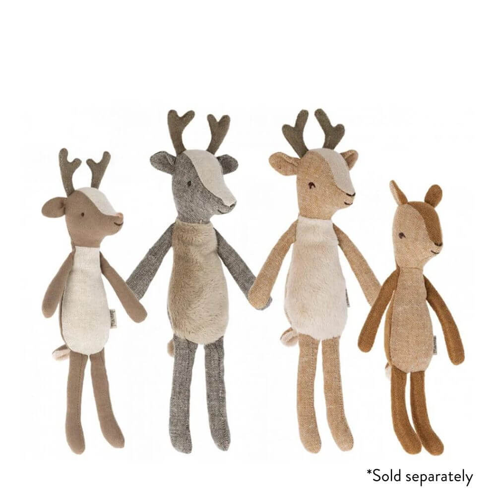Maileg Deer Family - Mum Dad Big Brother and Little Sister