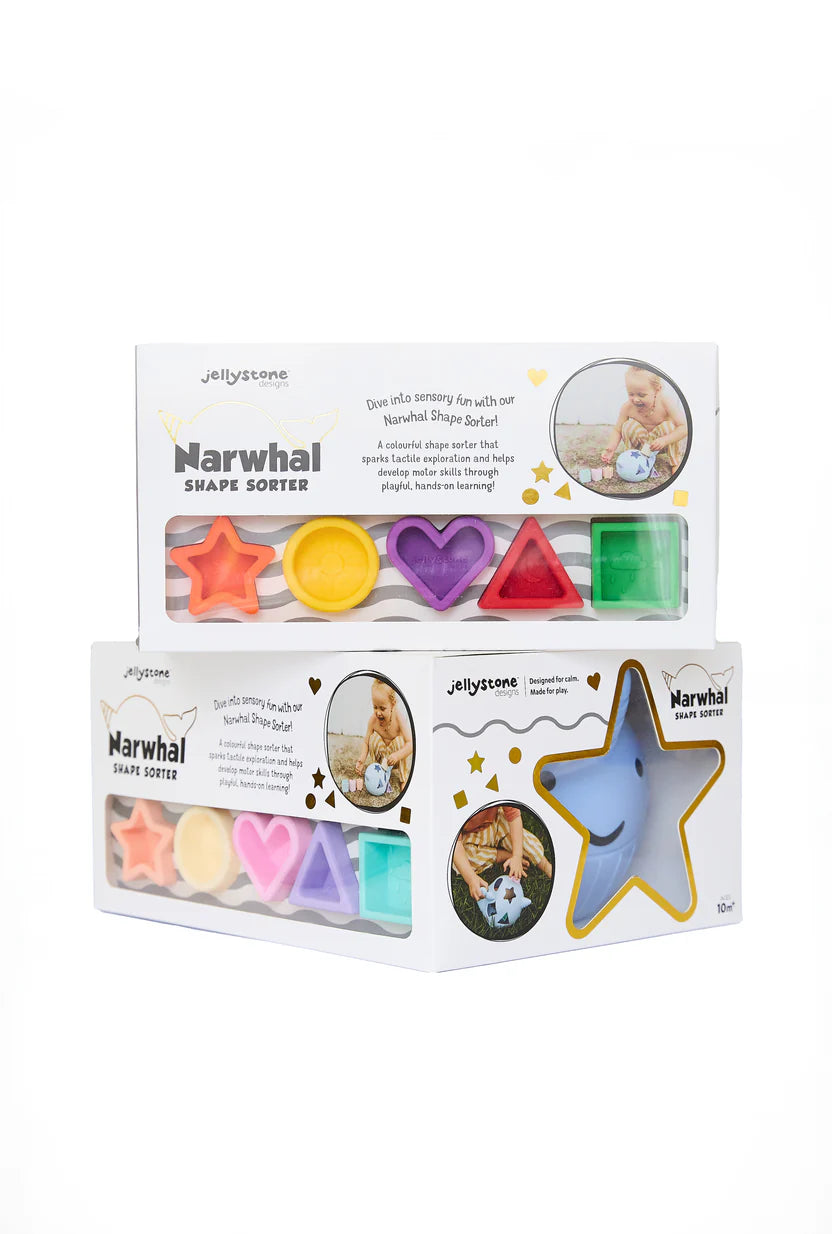 JellyStone- Narwhal Shape Sorter