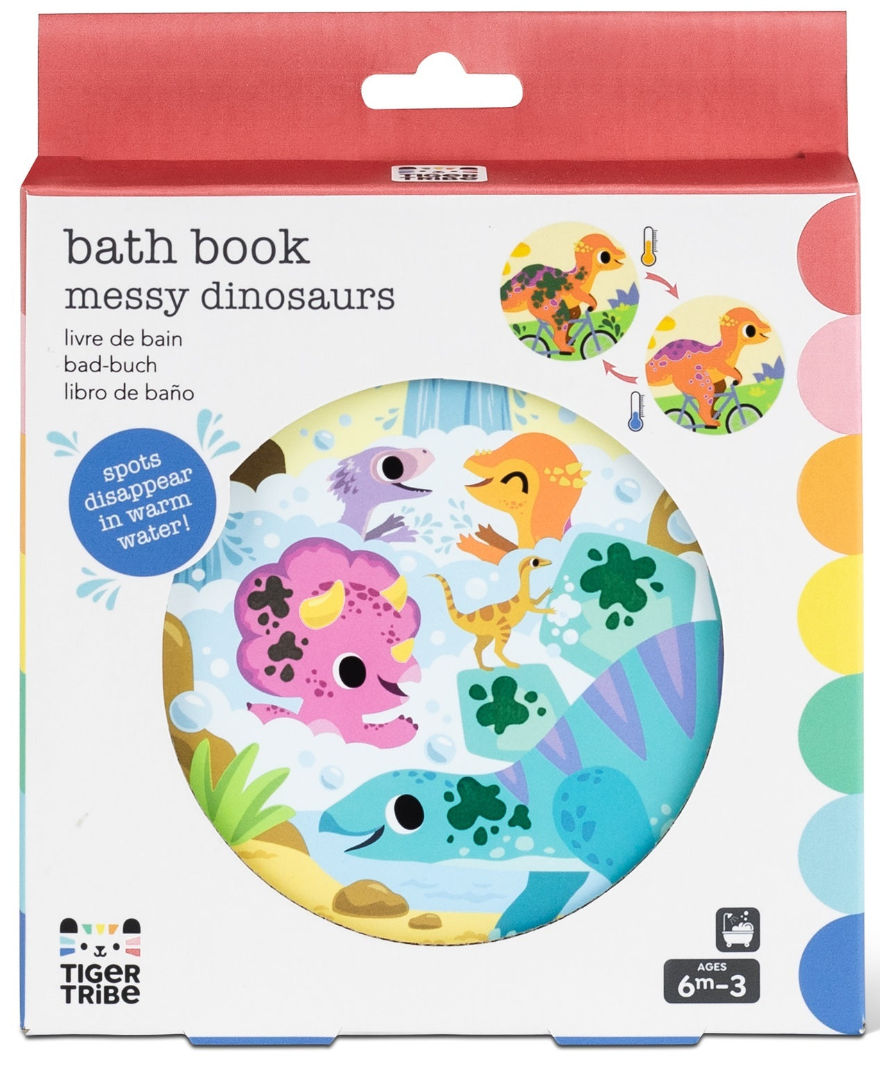 Tiger Tribe - Bath Book Dinosaurs