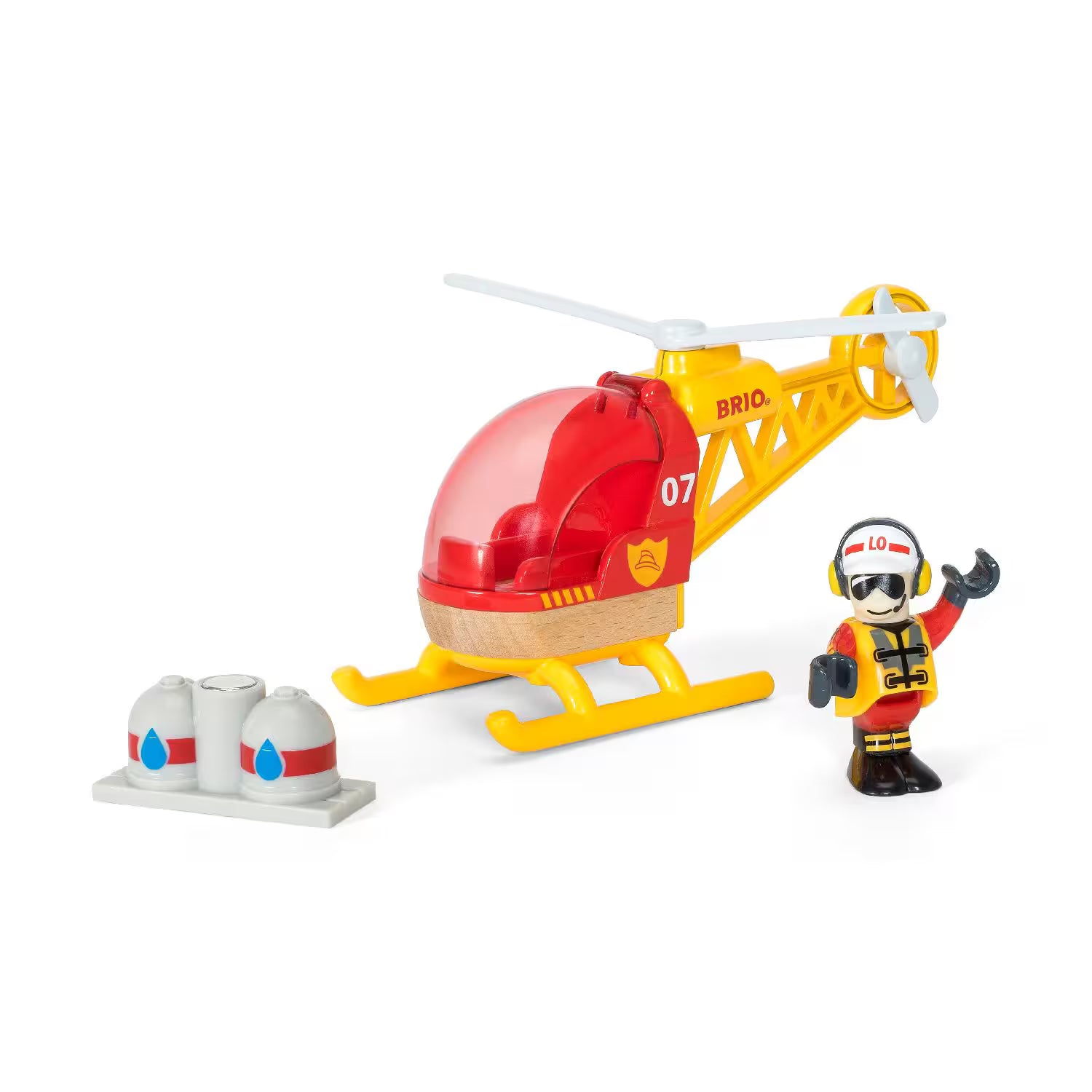 Brio- Firefighter Helicopter 3 Pieces
