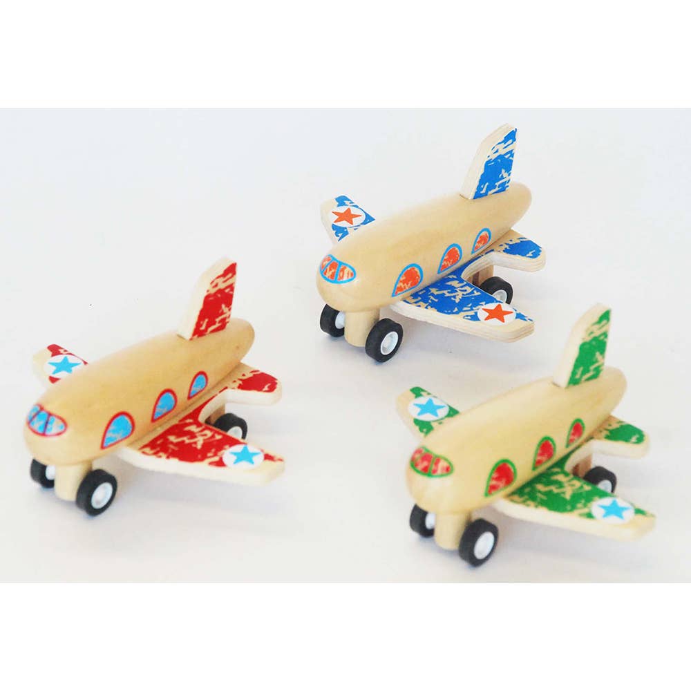 Toyslink- Wooden Airplane