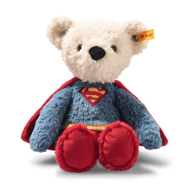 Steiff- Soft Cuddly Friends Superman Teddy Bear 29cm