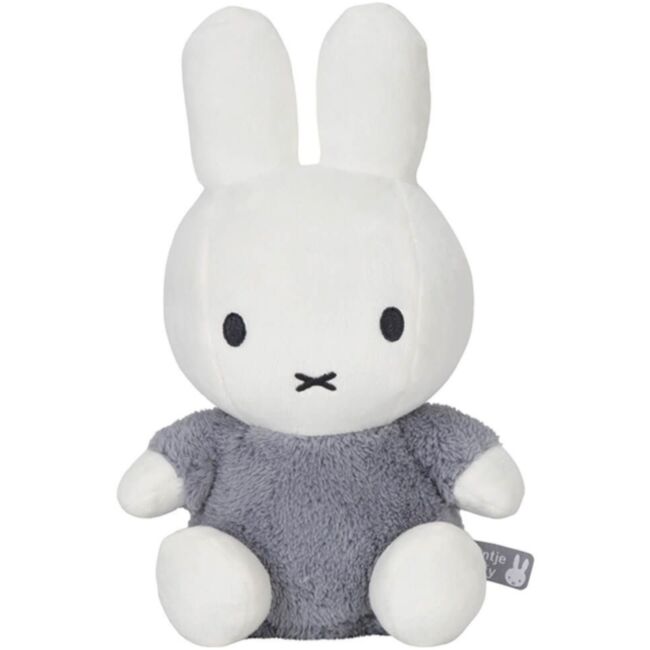 Miffy -Fluffy Cuddle Rattle Toy Large - Blue (35cm)