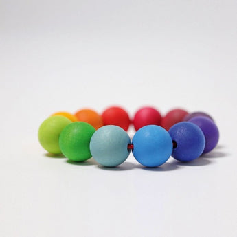 Rainbow bead ring